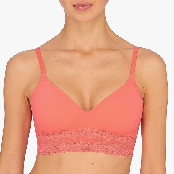 Natori Other - NWT Natori Bliss Perfection Contour Soft Cup Bra in Sunrise (Coral) Size 32DDD